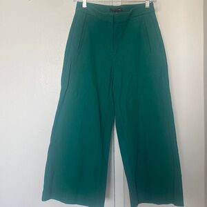 Ann Taylor Cropped Wide-Leg Trousers